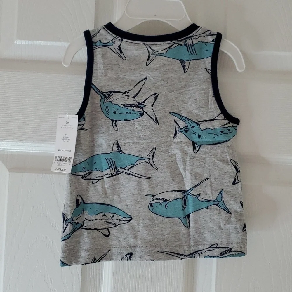 New Shark Shirt Size 9 Months